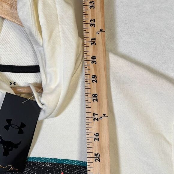 Under Armour Men's Project Rock Terry Short‎ Sleeve Hoodie 1378019- NWT- Men XL - Picture 4 of 7